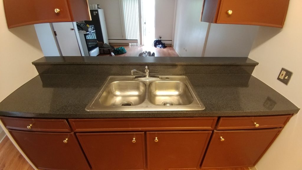kitchen counter refinishing after application